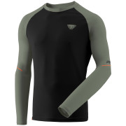 Koszulka męska Dynafit Alpine Pro M L/S Tee czarny/zielony 0913 - black out SAGE/5290