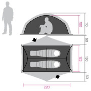 Ultralekki namiot Hannah Tercel 2 Light