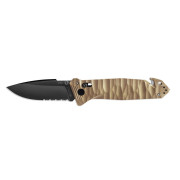 Nóż składany TB OUTDOOR Cac S200 French Army Knife Textured Pa6 Serrated brązowy