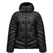 Damska kurtka puchowa Salewa Ortles Med 4 Rds Dwn Jkt W czarny black out