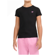 T-shirt dziecięcy 4F Tshirt F3615 Deep Black czarny Deep Black