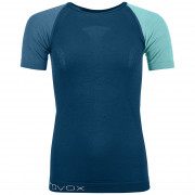 Damska koszulka Ortovox 120 Comp Light Short Sleeve W niebieski petrol blue