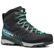Damskie buty turystyczne Scarpa Mescalito Trk Gtx Wmn czarny/niebieski Dark Anthracite- Tropical Green
