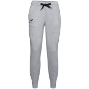 Damskie spodnie dresowe Under Armour Rival Fleece Joggers szary Steel Medium Heather / Black / Black