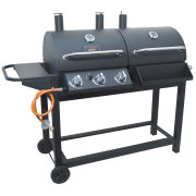Grill Cattara Duet 2 in1 plyn/dřevěné uhlí
