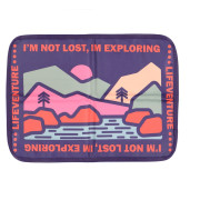 Siedzisko LifeVenture Sit Mat fioletowy Mountain