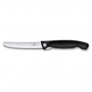 Składany nóż Victorinox Swiss Classic - ostrze ząbkowane czarny Black