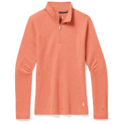 Damska koszulka Smartwool W Classic Thermal Merino BL 1/4 ZB 2022 jasnopomarańczowy sunset coral heather