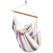 Fotel hamakowy La Siesta Caribeňa Basic biały/fioletowy Purple