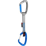 Ekspres Mammut Crag Indicator Straight/Wire srebrny/niebieski Silver/Ultramarine