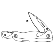 Nóż Leatherman Crater C33