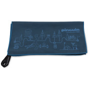 Ręcznik Pinguin Micro Towel XL 75x150 Map niebieski Blue