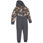 Kombinezon dziecięcy Unuo Kombinezon softshell dla dzieci Fleec brązowy