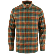 Koszula męska Fjällräven Lappland Stretch Flannel Shirt M zielony/brązowy Laurel Green-Autumn Leaf