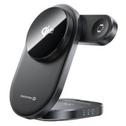 Ładowarka bezprzewodowa Swissten MagBase 3-in-1 czarny