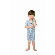 Strój kąpielowy dla dzieci DucKsday Manta Baby Swimsuit niebieski/biały Blue/Off White