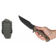 Nóż Acta non verba M311 Spelter Elmax DLC/Olive/olive