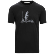 Męska koszulka Icebreaker Men Tech Lite II SS Tee Polar Paddle czarny Black