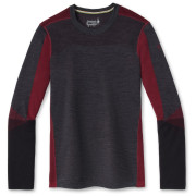 Męska koszulka Smartwool M Intraknit Merino 200 Colorblock Crew szary/czerwony CharcoalHeather