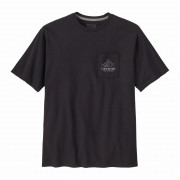 Koszulka męska Patagonia M's Chouinard Crest Pocket Responsibili-Tee czarny Ink Black
