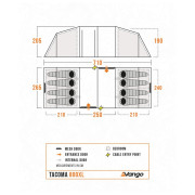 Namiot rodzinny Vango Tacoma 800XL Package