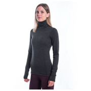 Damska koszulka Sensor Merino Bold Roll Neck dł.rękaw