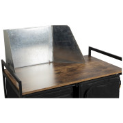 Akcesoria do gotowania Bo-Camp Cooking windshield steel adj. XL