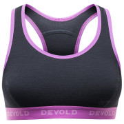 Biustonosz Devold Double Woman Bra czarny Black