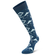 Damskie skarpety Dare 2b Womens Printed Ski Socks niebieski MnltDmFairPn