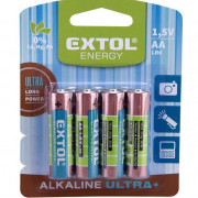 Baterie Extol AA Ultra+ 4 szt