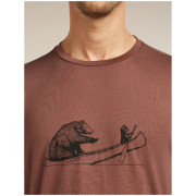 Męska koszulka Icebreaker Merino Blend Core SS Tee Canoe Companions