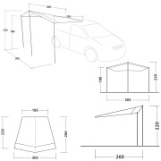 Wiata Outwell Fieldcrest Canopy