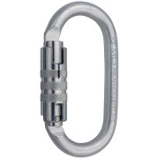 Karabinek Camp Steel Oval Pro 2Lock srebrny