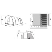 Namiot rodzinny Easy Camp Skarvan 6