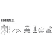 Namiot High Peak Monodome XL