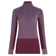 Damska koszulka Icebreaker Women Mer 200 ZoneKnit LS Half Zip fioletowy Dkber/Greplu/Cb