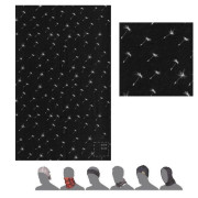 Chusta Sensor Tube Pattern czarny/biały