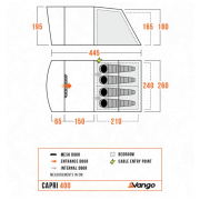 Namiot rodzinny Vango Capri 400