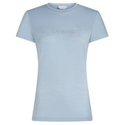 Damska koszulka Icebreaker Women M 150 Tech Lite SS Tee IBStitchlin jasnoniebieski Zinc Blue