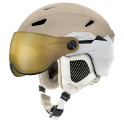 Kask narciarski Relax Stealth 2022 beżowy Beige