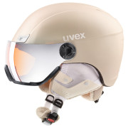 Kask narciarski Uvex HLMT 400 Visor style beżowy ProseccoMetMat