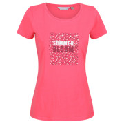 Koszulka damska Regatta Womens Breezed II różowy Tropicl Pink