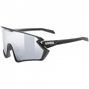 Okulary sportowe Uvex Sportstyle 231 2.0 Set czarny/srerbny