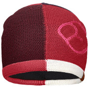 Czapka Ortovox Patchwork Beanie czerwony DarkBlood