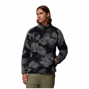Męski sweter Columbia Rugged Ridge™ High Pile Half Zip czarny Black Mod Camo