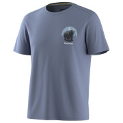 Męska koszulka Smartwool Men's Lunar Bear Active Short Sleeve Graphic Tee ciemnoniebieski NIGHTFALL BLUE