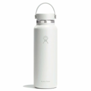 Termos Hydro Flask 40 Oz Wide Flex Cap biały White