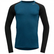 Koszulka męska Devold Expedition Man Shirt niebieski/czarny Flood/Black