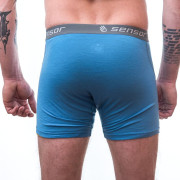 Bokserki Sensor Merino Wool Active niebieskie