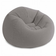 Nadmuchiwany fotel Intex Beanless Bag Chair zarys grey